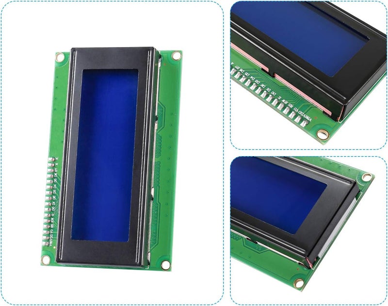 SunFounder IIC I2C TWI Serial 2004 20x4 LCD Module Shield Compatible with Arduino R3 MEGA (IIC 2004) - Image 3